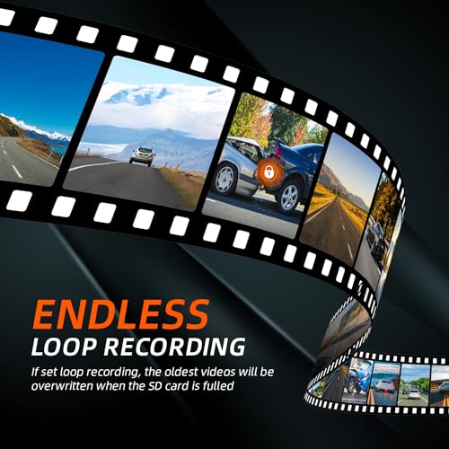 Full HD Dash Cam with G-Sensor and Loop Recording