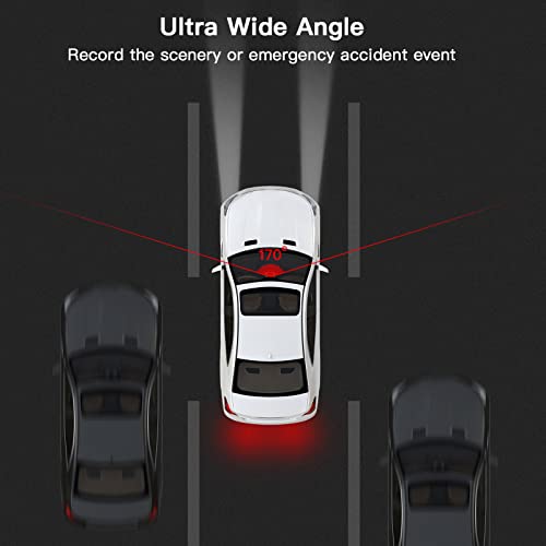 HD Dual Dash Cam: 170° Wide Angle, Night Vision