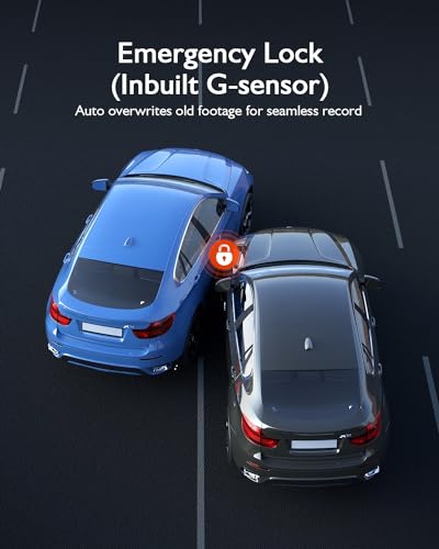 2K Dash Cam, 3" Car Camera, 170° Wide Angle