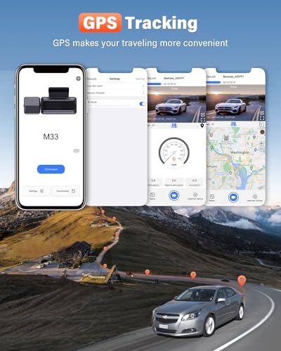 Wireless 4k Front and Rear Dual Dashcam