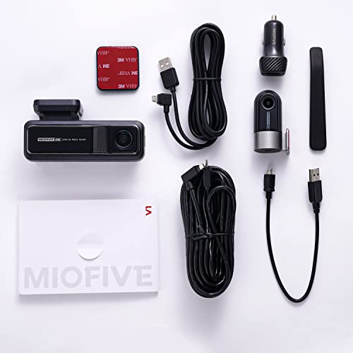 4K+2K Dual Dash Cam with 5G WiFi, GPS