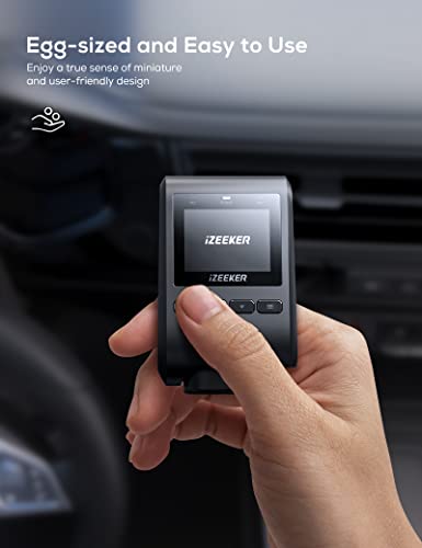 iZEEKER 1080P Dash Cam with Hidden Design