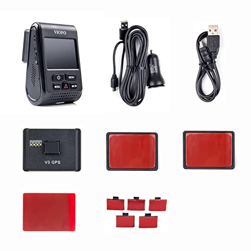 VIOFO A119 V3 Dash Cam - Enhanced Night Vision, Wide Angle
