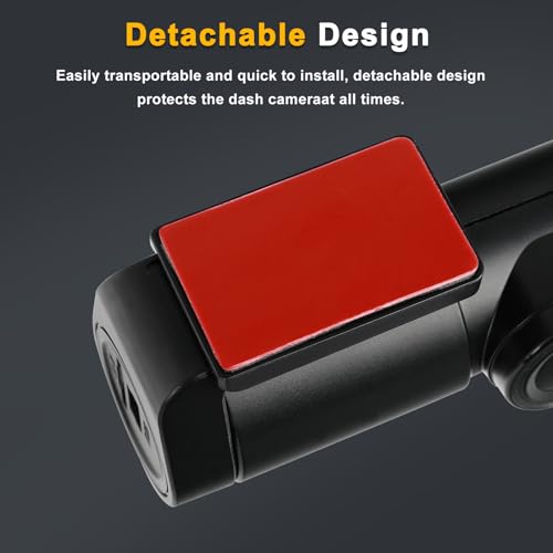 Front and Rear Dash Cam, WiFi, 1080P, 140°