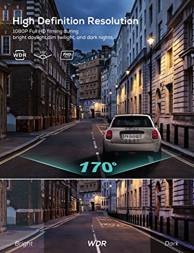 iZEEKER 1080P Dash Cam with Hidden Design