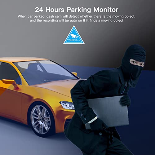 HD Dual Dash Cam: 170° Wide Angle, Night Vision