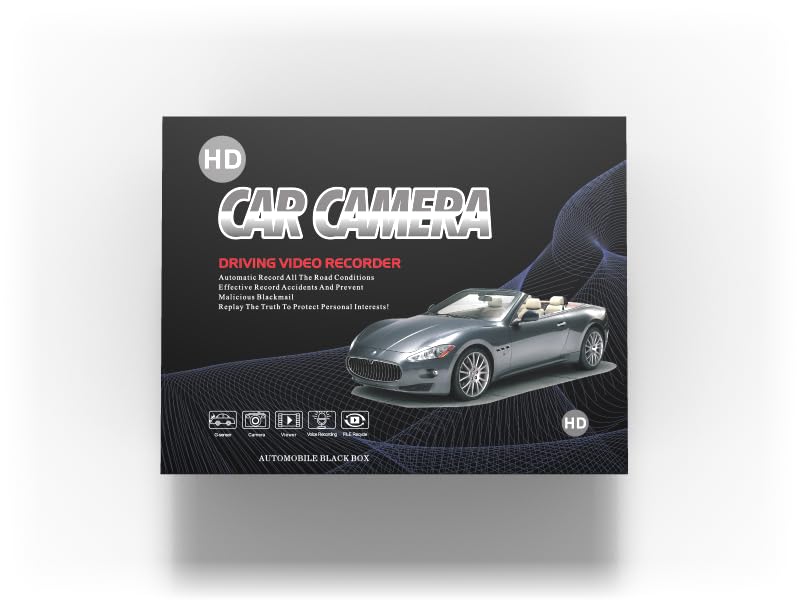 2K Dash Cam, 3" Car Camera, 170° Wide Angle