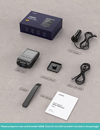 iZEEKER 1080P Dash Cam with Hidden Design