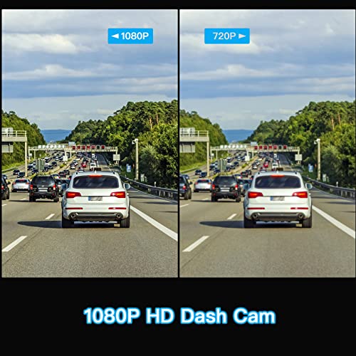 HD Dual Dash Cam: 170° Wide Angle, Night Vision