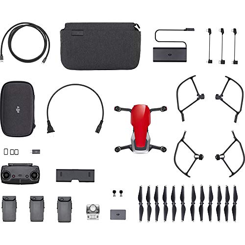 Flame Red DJI Mavic Air Drone Combo