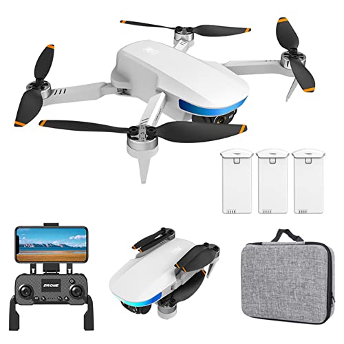 Foldable GPS Drone with 4K Dual Camera, 60-Min Flight