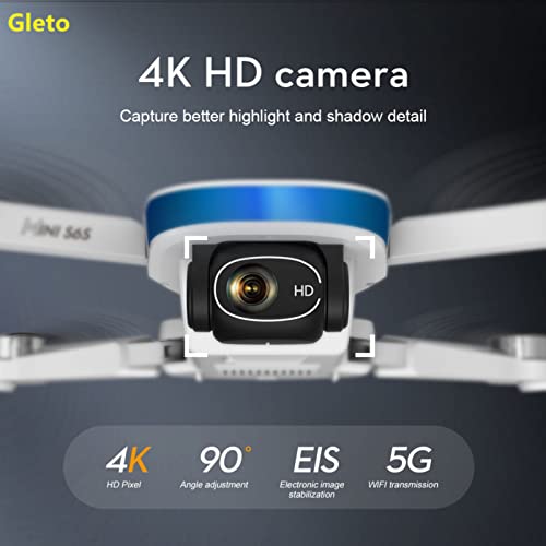 Foldable GPS Drone with 4K Dual Camera, 60-Min Flight
