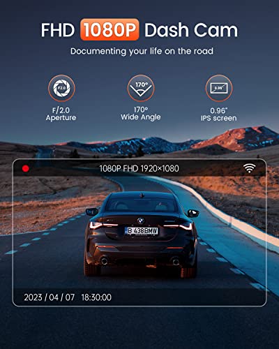 WiFi DashCam - Mini Car Camera with Super Night Vision