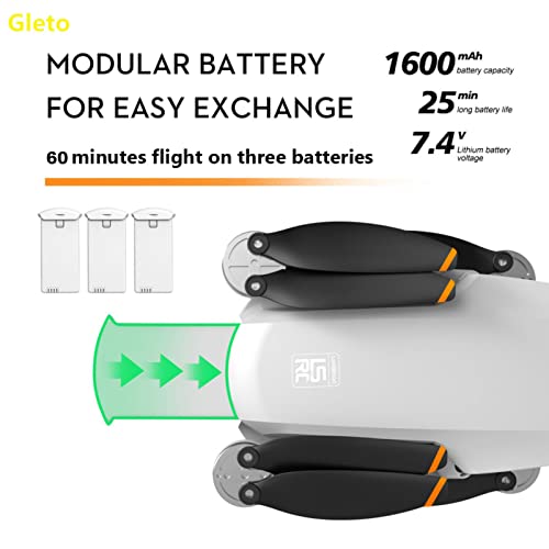 Foldable GPS Drone with 4K Dual Camera, 60-Min Flight