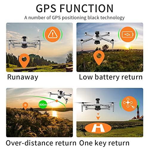 Teeggi KF102 MAX GPS Camera Drones - 4K HD!