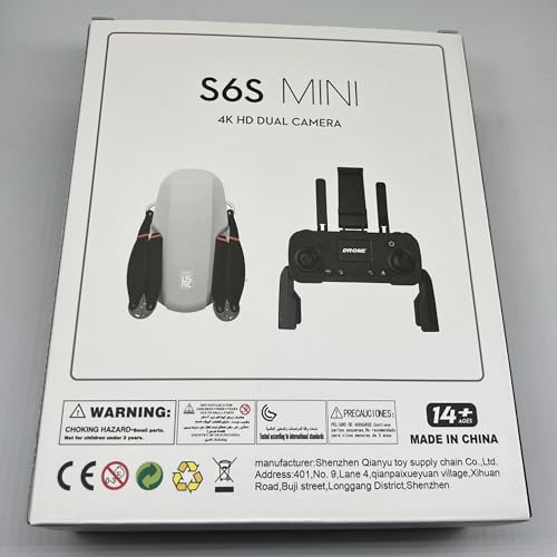Foldable GPS Drone with 4K Dual Camera, 60-Min Flight