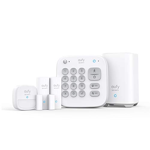 eufy Security 5-Piece Home Alarm Kit: App-Compatible Home Protection
