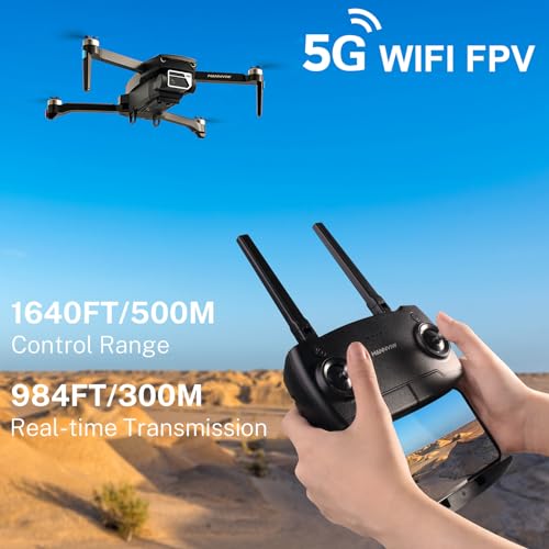 HANNVIW H220 4K Camera GPS Drone, 5G Video Transmission