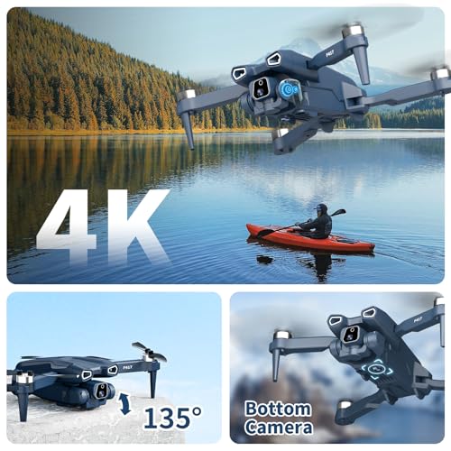 Dual Camera Drone for Adults - 4K Camera, 5GHz WiFi