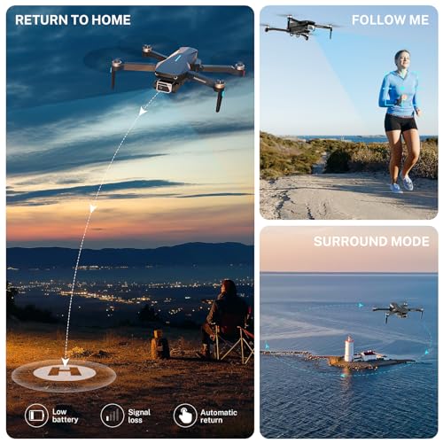 HANNVIW H220 4K Camera GPS Drone, 5G Video Transmission