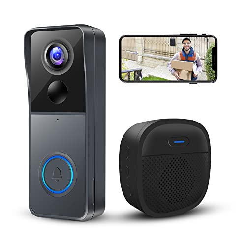 Smart Wireless Doorbell Camera with Chime & Voice Changer