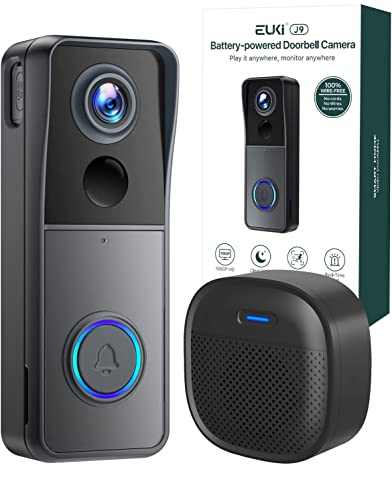 Wireless Doorbell Camera with Chime, Motion Detection