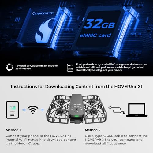Pocket-Sized HOVERAir X1 Drone with HDR Video