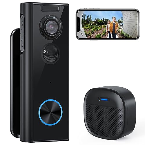 Wireless Doorbell Camera: HD Video, Motion Detection, Audio