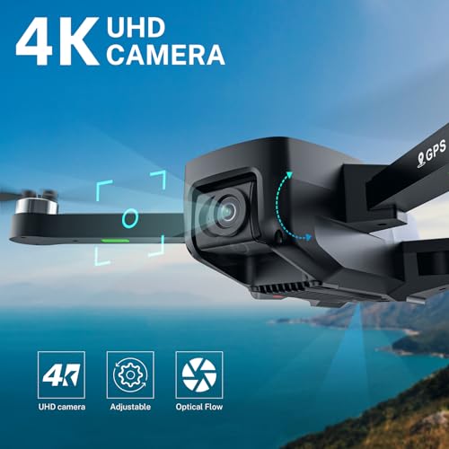 TEEROK T18S GPS Drones: 4K Camera, Long Flight