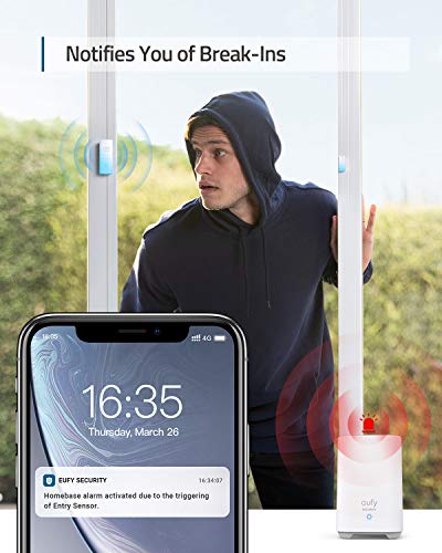 eufy Security 5-Piece Home Alarm Kit: App-Compatible Home Protection