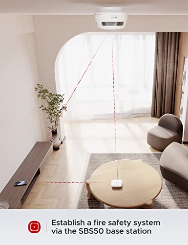 X-Sense Wi-Fi Smoke Alarm with Wireless Interconnection