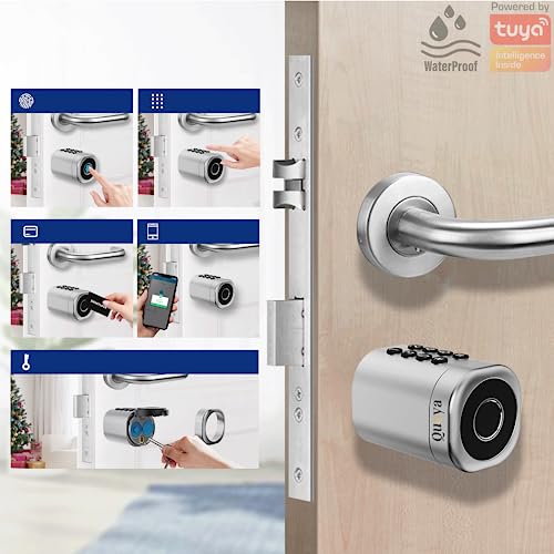QUOYA K2 Smart Euro Cylinder Door Lock: Keyless Security