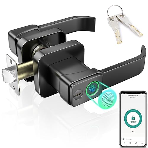 FITNATE Biometric Fingerprint Smart Lock - App Controlled