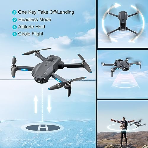 4K Camera Drones with GPS, Foldable & 5G