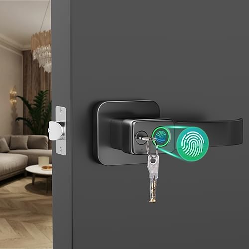 FITNATE Biometric Fingerprint Smart Lock - App Controlled