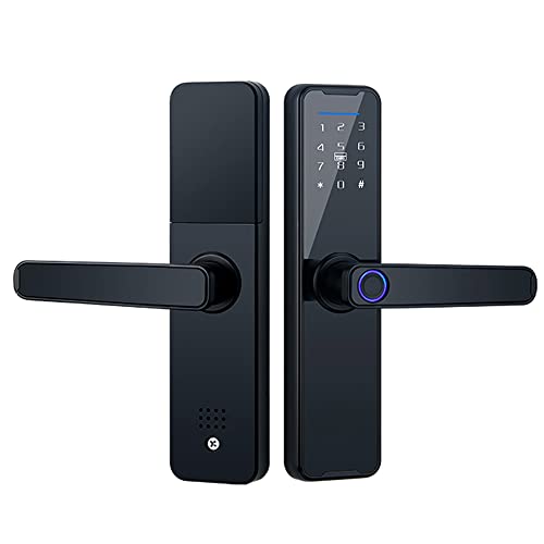 Smart Fingerprint Door Lock with Keypad, Handle