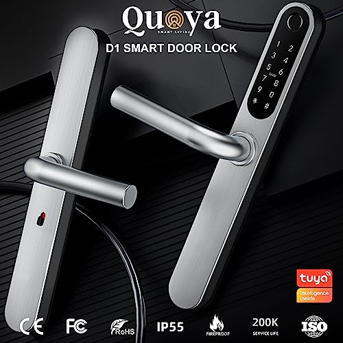 QUOYA D1 Smart Door Lock Handle - Keyless Entry