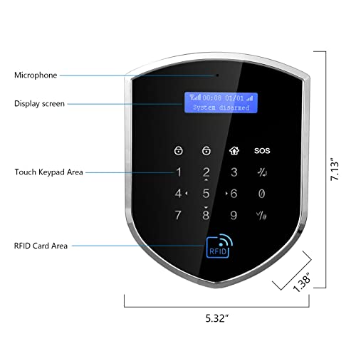 Wireless Burglar Security System - Google & Alexa Compatible