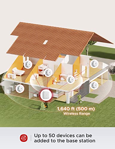 X-Sense Wi-Fi Smoke Alarm with Wireless Interconnection