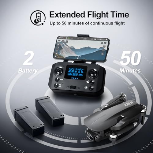 NMY N100 GPS Drone: 4K Camera, 50mins Flight