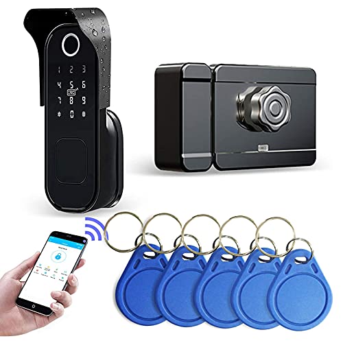 Smart Lock: Rainproof, Fingerprint & WiFi - Alexa/Google Support