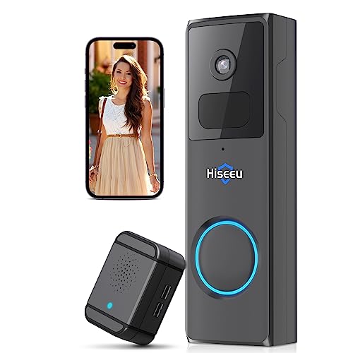 Hiseeu 1080P Video Doorbell with Cloud Storage