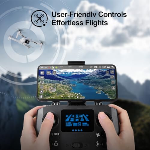 Foldable 4K GPS Drones for Adults - 50 Min Flight
