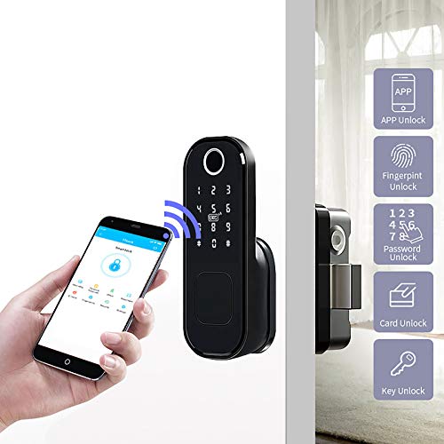 Smart Lock: Rainproof, Fingerprint & WiFi - Alexa/Google Support