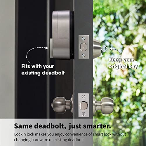 Smart Deadbolt WiFi: Keyless Entry Door with Bluetooth, Alexa & Google