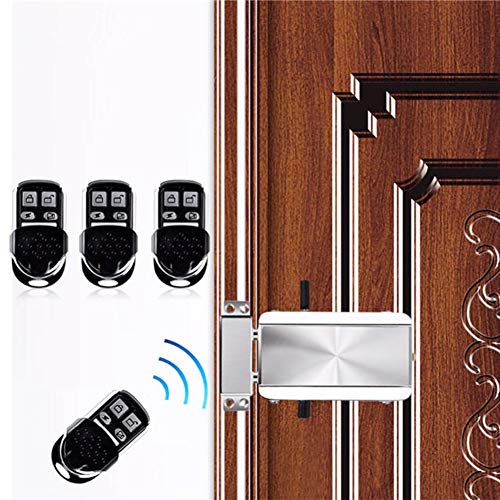 Wireless Smart Door Lock with Remote Control - Silver