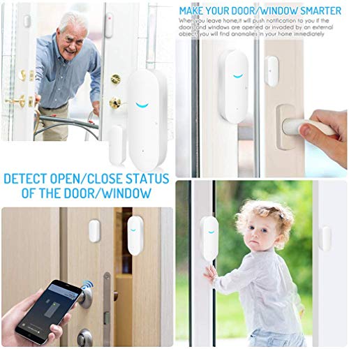 Smart WiFi Door and Window Sensors - 1-Pack