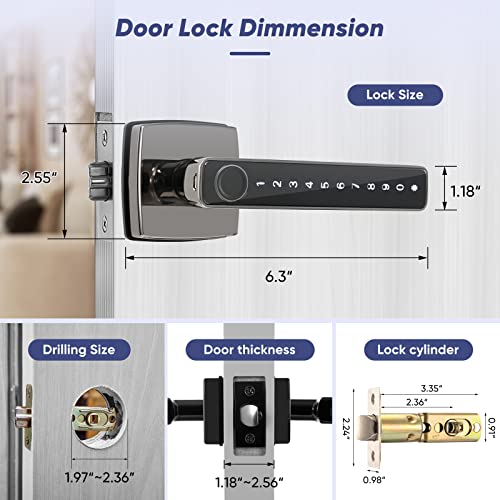 Smart Fingerprint Door Lock with App Control