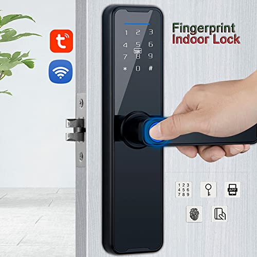 Smart Fingerprint Door Lock with Keypad, Handle