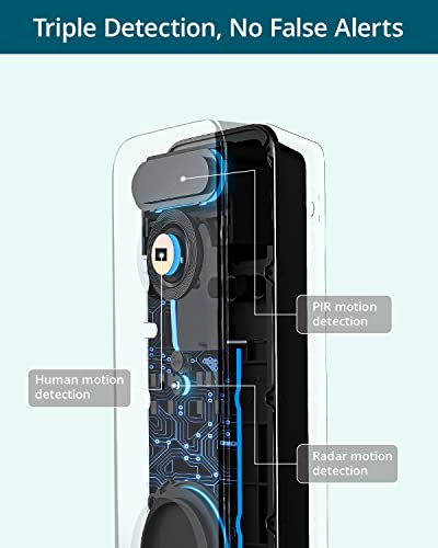 Wireless Video Doorbell Camera - Triple Motion Detection